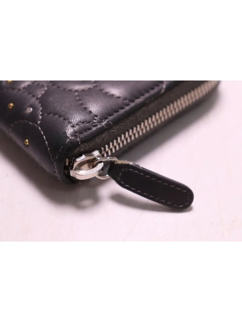 Chanel Camellia Lambskin Zip Around Wallet